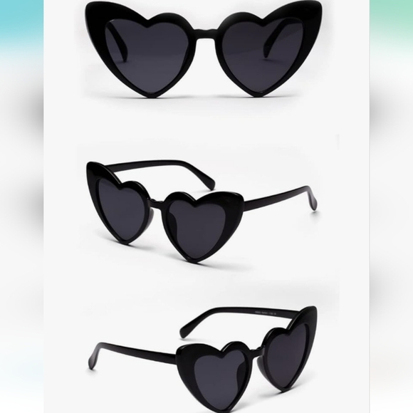 Heart Shaped Sunglasses Retro Cool Trendy Y2k Beach Vacation Party Travel Summer - Picture 7 of 7